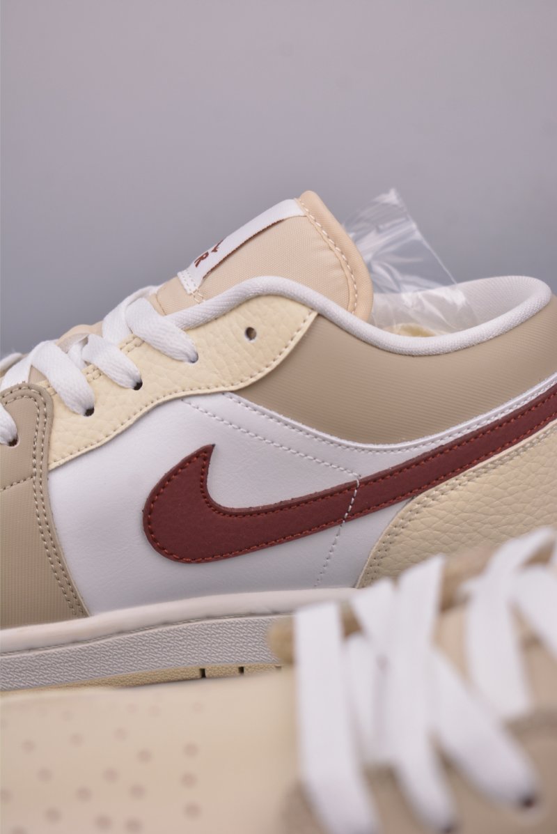 Air Jordan 1 Low 'Rice White / Red' view