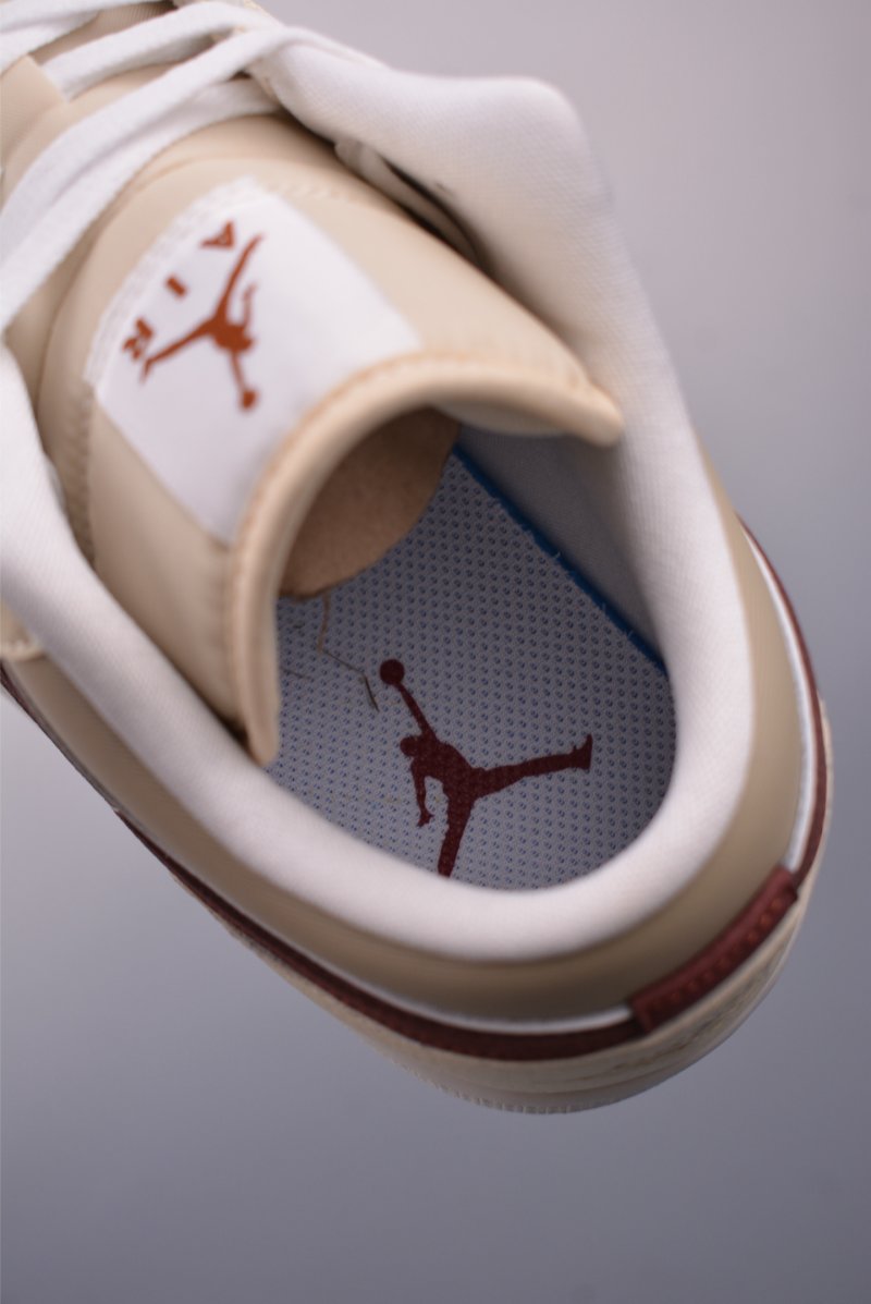Air Jordan 1 Low 'Rice White / Red' view