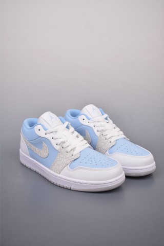 Air Jordan 1 Low 'White / Blue' view 1