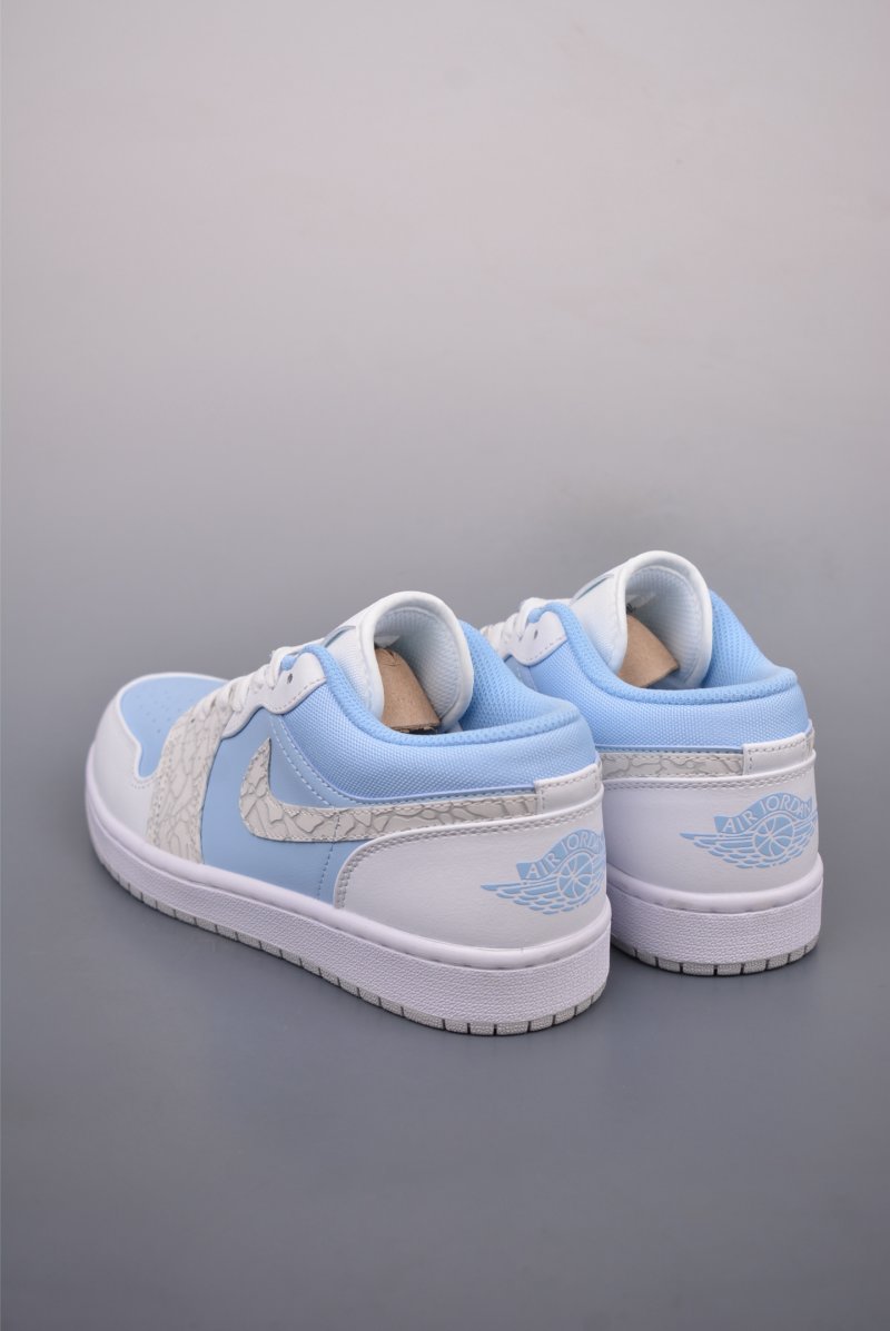Air Jordan 1 Low 'White / Blue' view