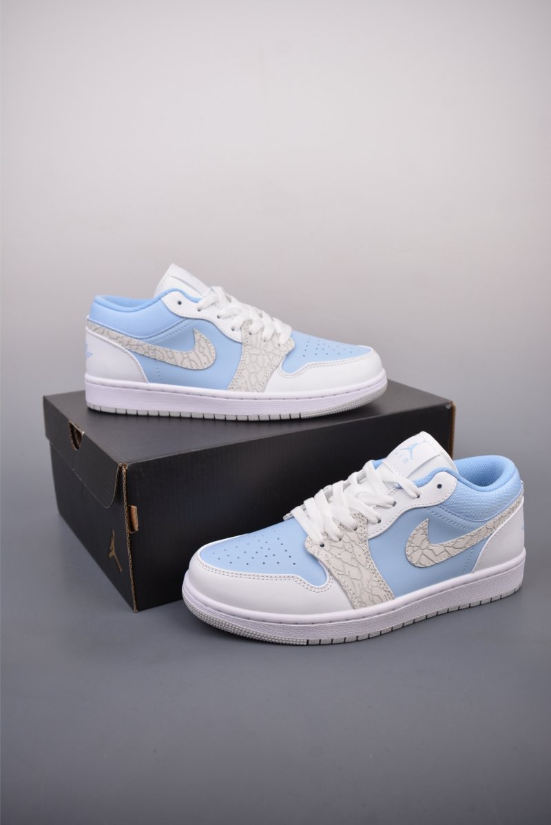 Air Jordan 1 Low 'White / Blue' view