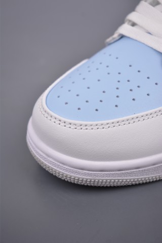 Air Jordan 1 Low 'White / Blue' view 6