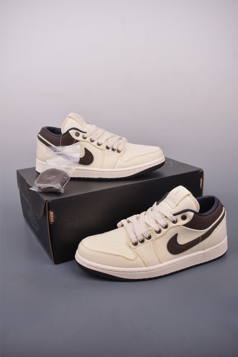 Air Jordan 1 Low 'Beige / Yellow' view