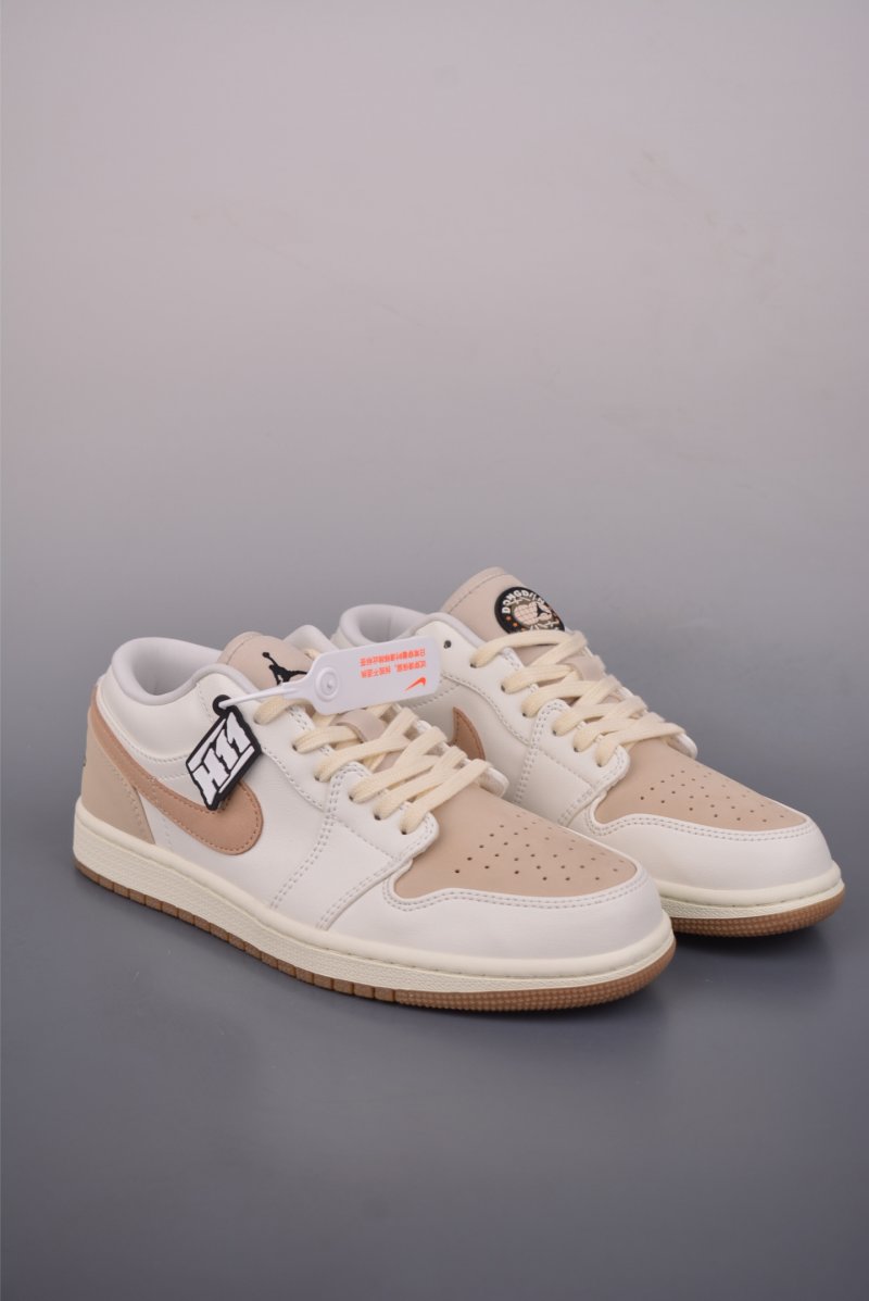 Air Jordan 1 Low 'White / Brown'