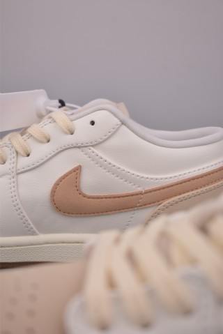 Air Jordan 1 Low 'White / Brown' view 8