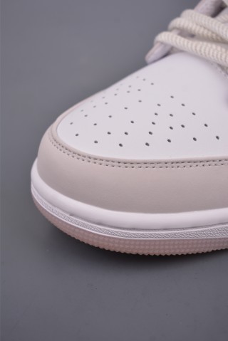 Air Jordan 1 Low 'White / Pink' view 6