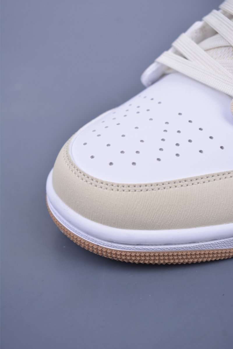 Air Jordan 1 Low 'White / Yellow / Purple' view