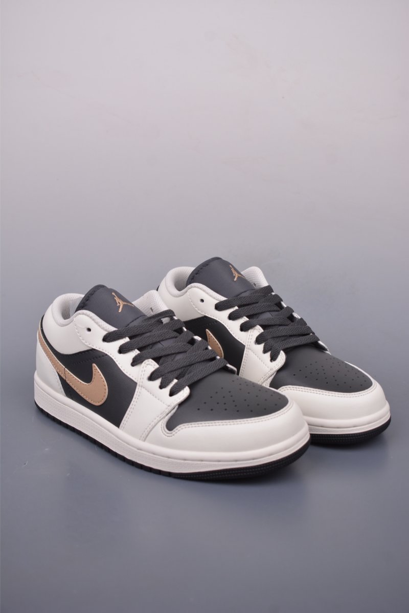 Air Jordan 1 Low 'Black / White / Brown'
