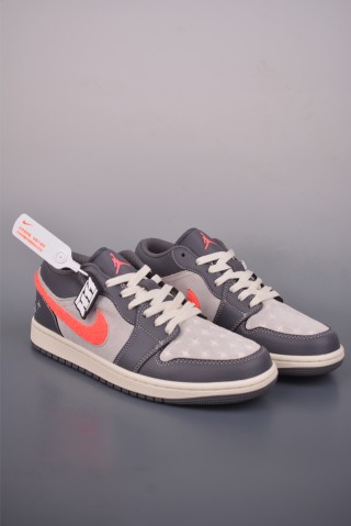 Air Jordan 1 Low 'Grey / Pink' view 1