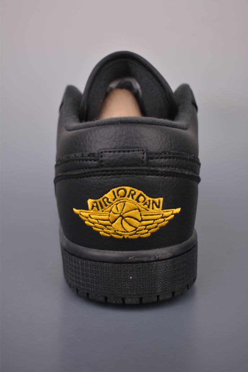 Air Jordan 1 Low 'Black / Gold' view