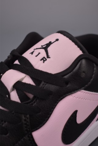 Air Jordan 1 Low 'Black / Pink' view 7