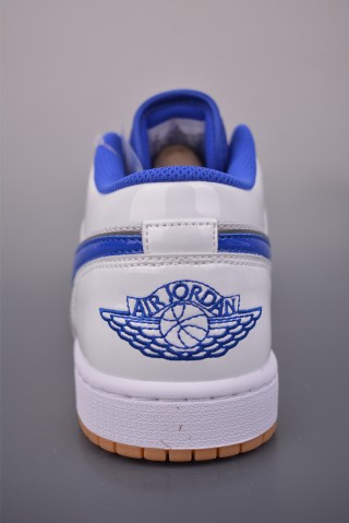 Air Jordan 1 Low 'White / Blue' view 4