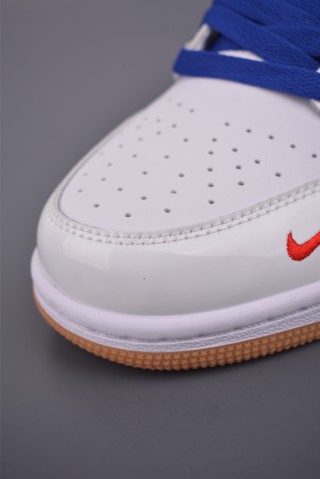 Air Jordan 1 Low 'White / Blue' view 6