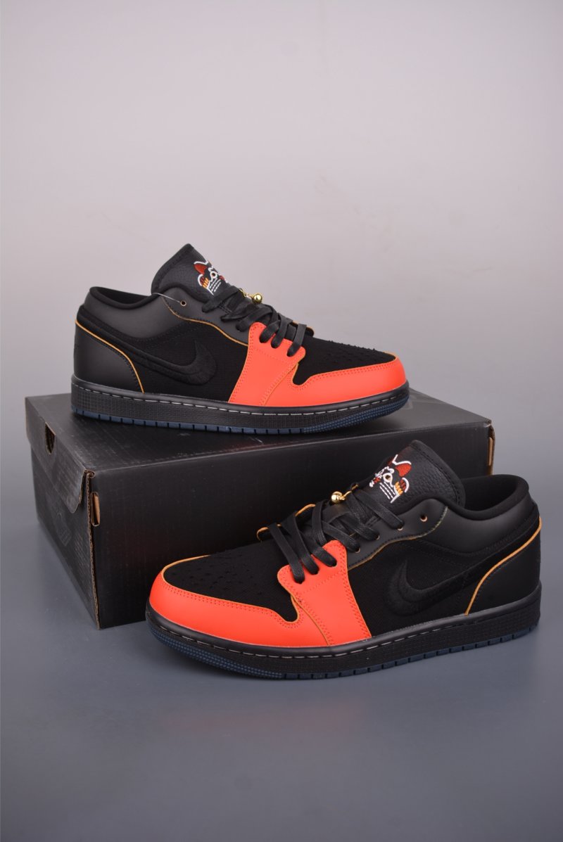 Air Jordan 1 Low 'Black / Red' view