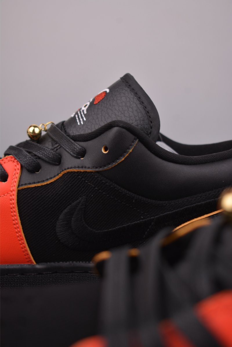 Air Jordan 1 Low 'Black / Red' view