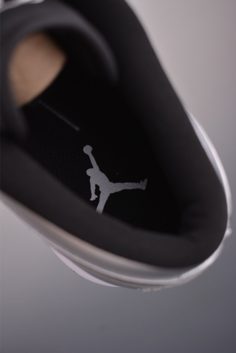 Air Jordan 1 Low 'White / Silver / Black' view