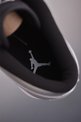 Air Jordan 1 Low 'White / Silver / Black' view 9