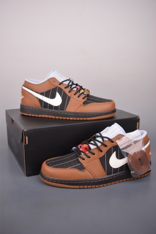 Air Jordan 1 Low 'Deep Brown' view 5