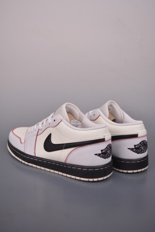 Air Jordan 1 Low 'White / Black' view 2