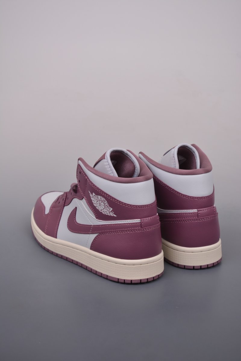 Air Jordan 1 Mid 'Bean Purple / Pink' view