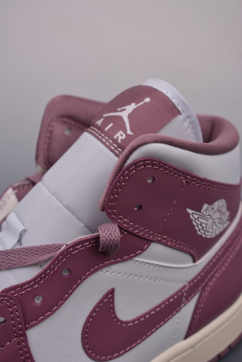 Air Jordan 1 Mid 'Bean Purple / Pink' view