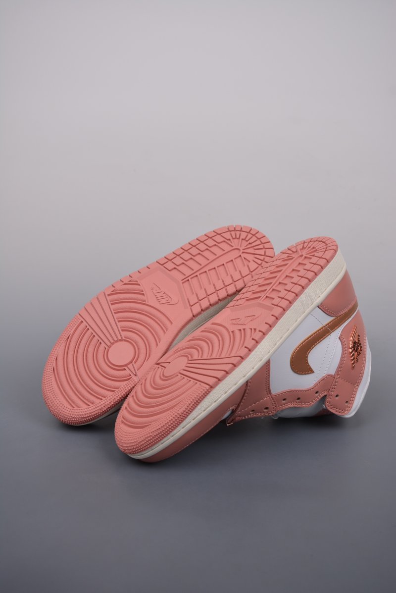 Air Jordan 1 Mid 'Rose Gold Pink' view