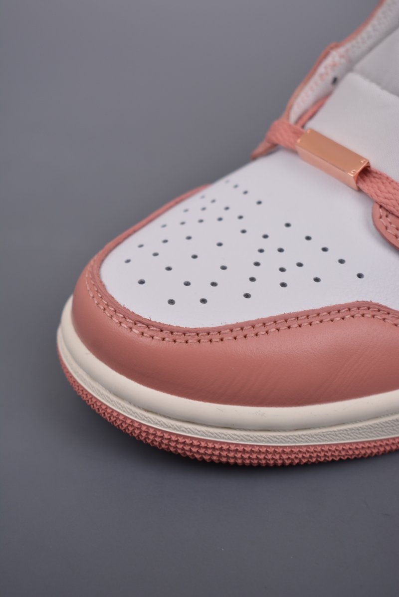 Air Jordan 1 Mid 'Rose Gold Pink' view