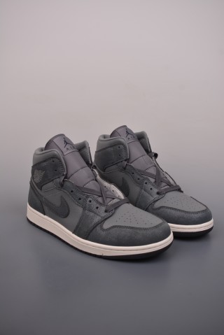 Air Jordan 1 Mid 'Smoke Grey' view 1