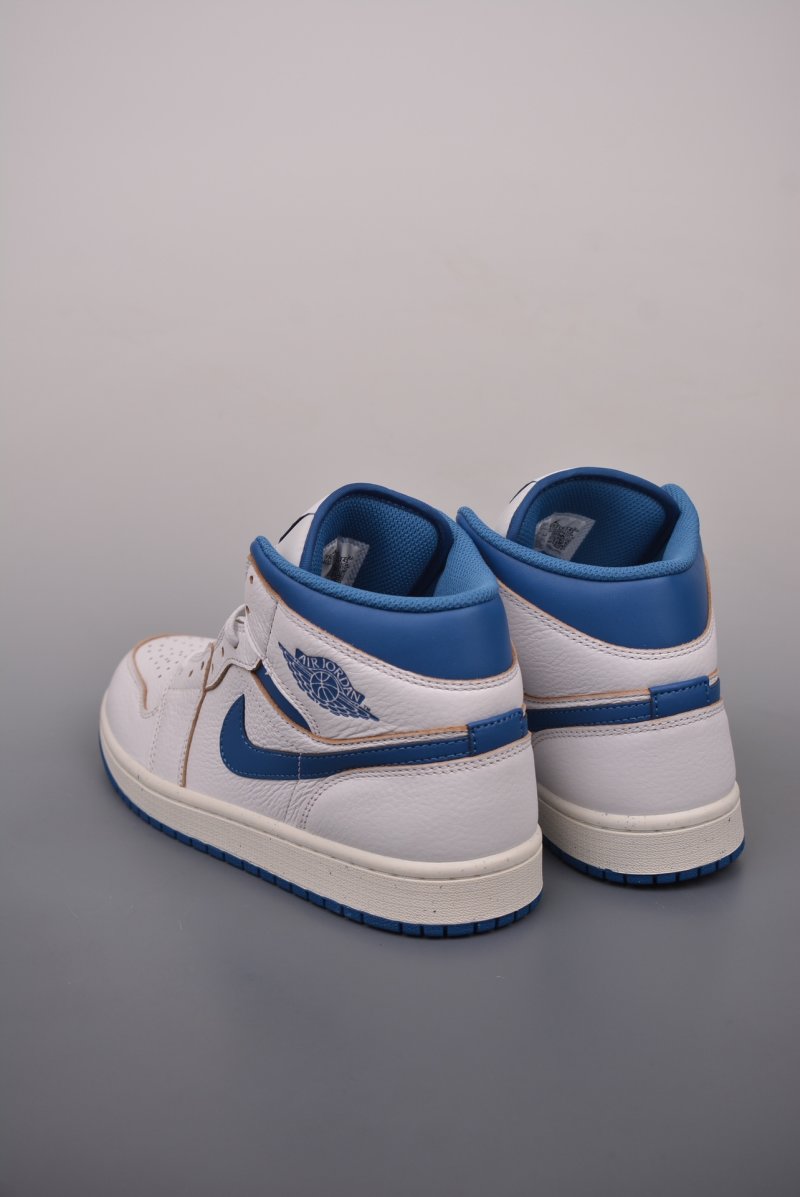 Air Jordan 1 Mid 'White / Blue' view