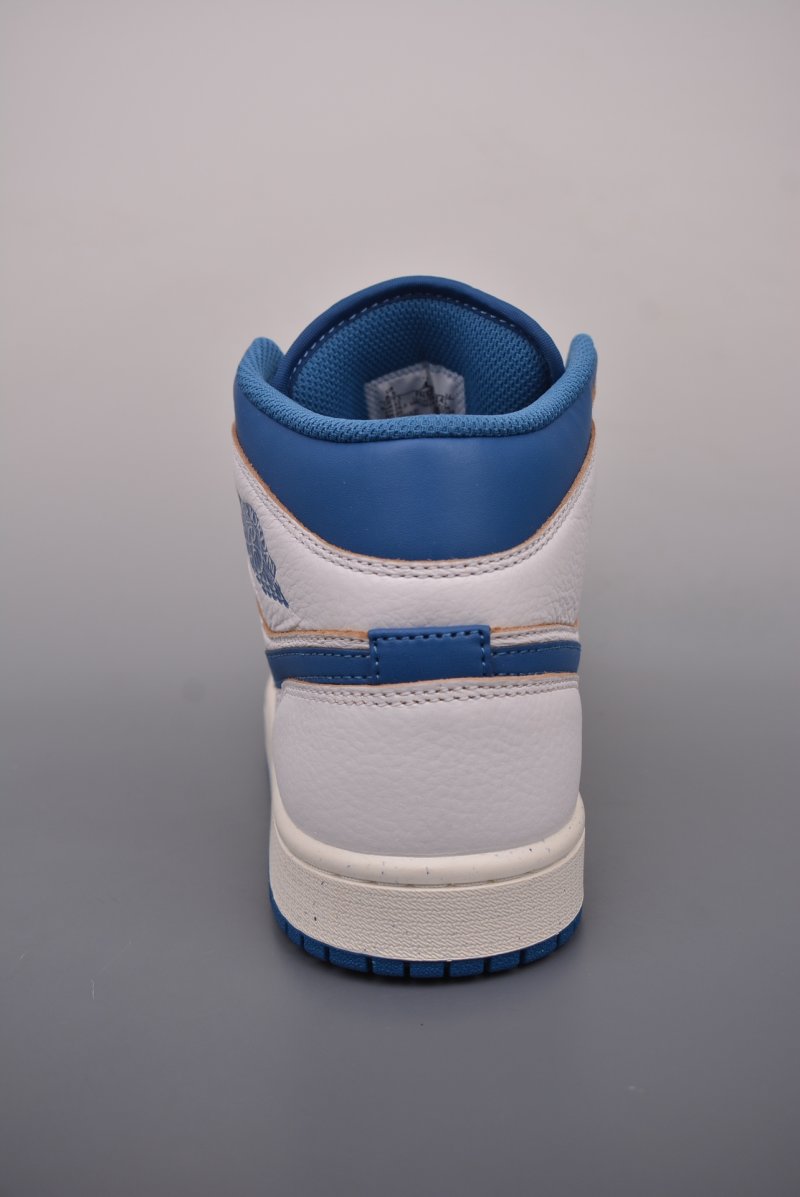 Air Jordan 1 Mid 'White / Blue' view
