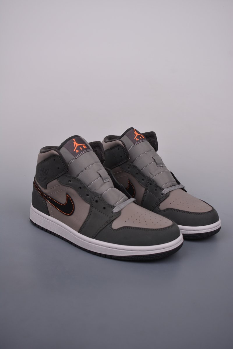 Air Jordan 1 Mid 'Black / Grey'