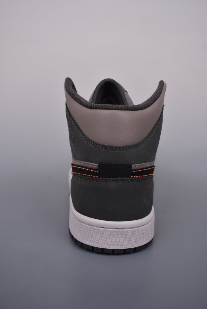 Air Jordan 1 Mid 'Black / Grey' view