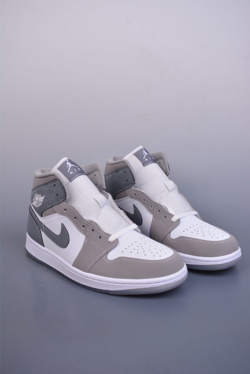 Air Jordan 1 Mid 'White / Grey'