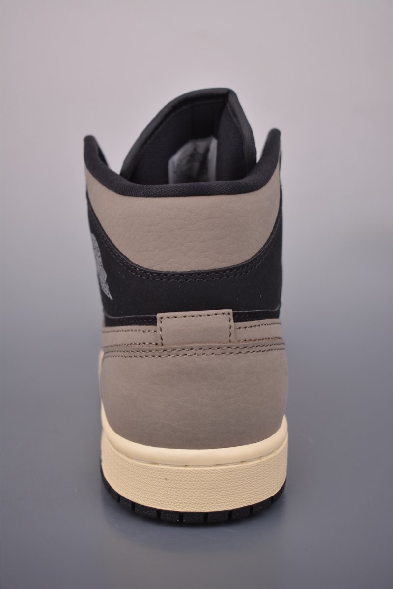 Air Jordan 1 Mid 'Black / Brown' view