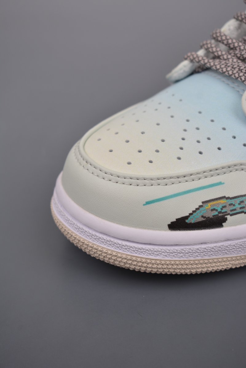 Air Jordan 1 Mid 'Cyberpunk' view
