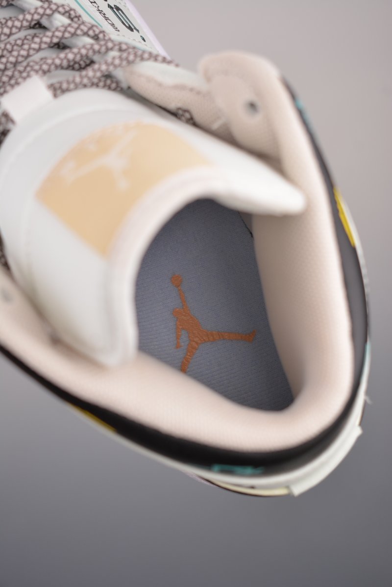 Air Jordan 1 Mid 'Cyberpunk' view