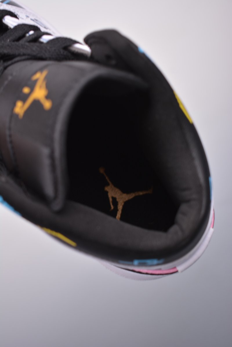 Air Jordan 1 Mid 'Cyberpunk' view