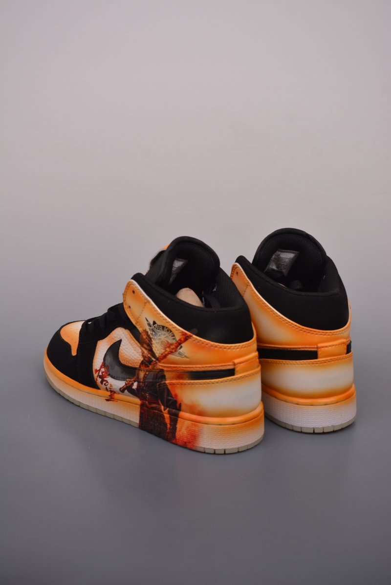 Air Jordan 1 Mid 'Monkey King' view