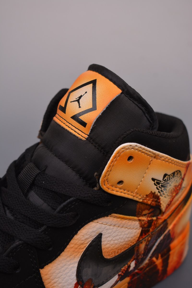 Air Jordan 1 Mid 'Monkey King' view