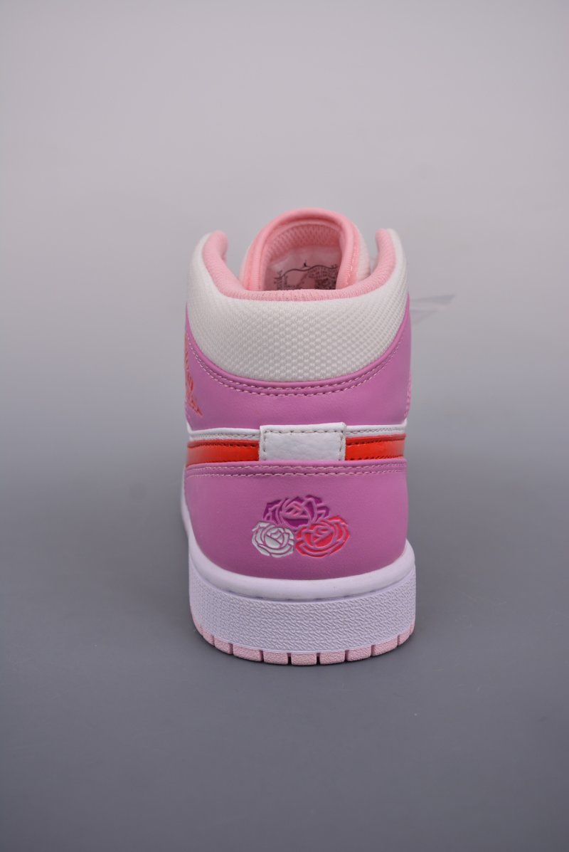 Air Jordan 1 Mid 'Purple / Pink Toe' view