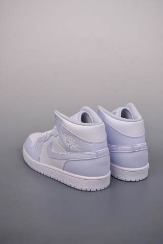 Air Jordan 1 Mid 'White / Blue' view 2
