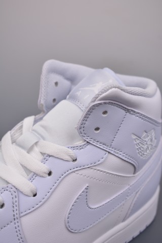 Air Jordan 1 Mid 'White / Blue' view 7