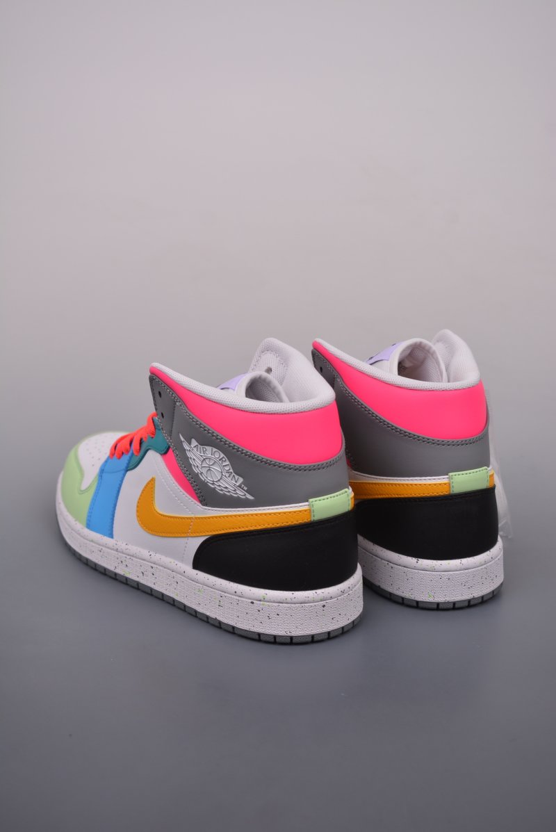 Air Jordan 1 Mid 'Rainbow' view