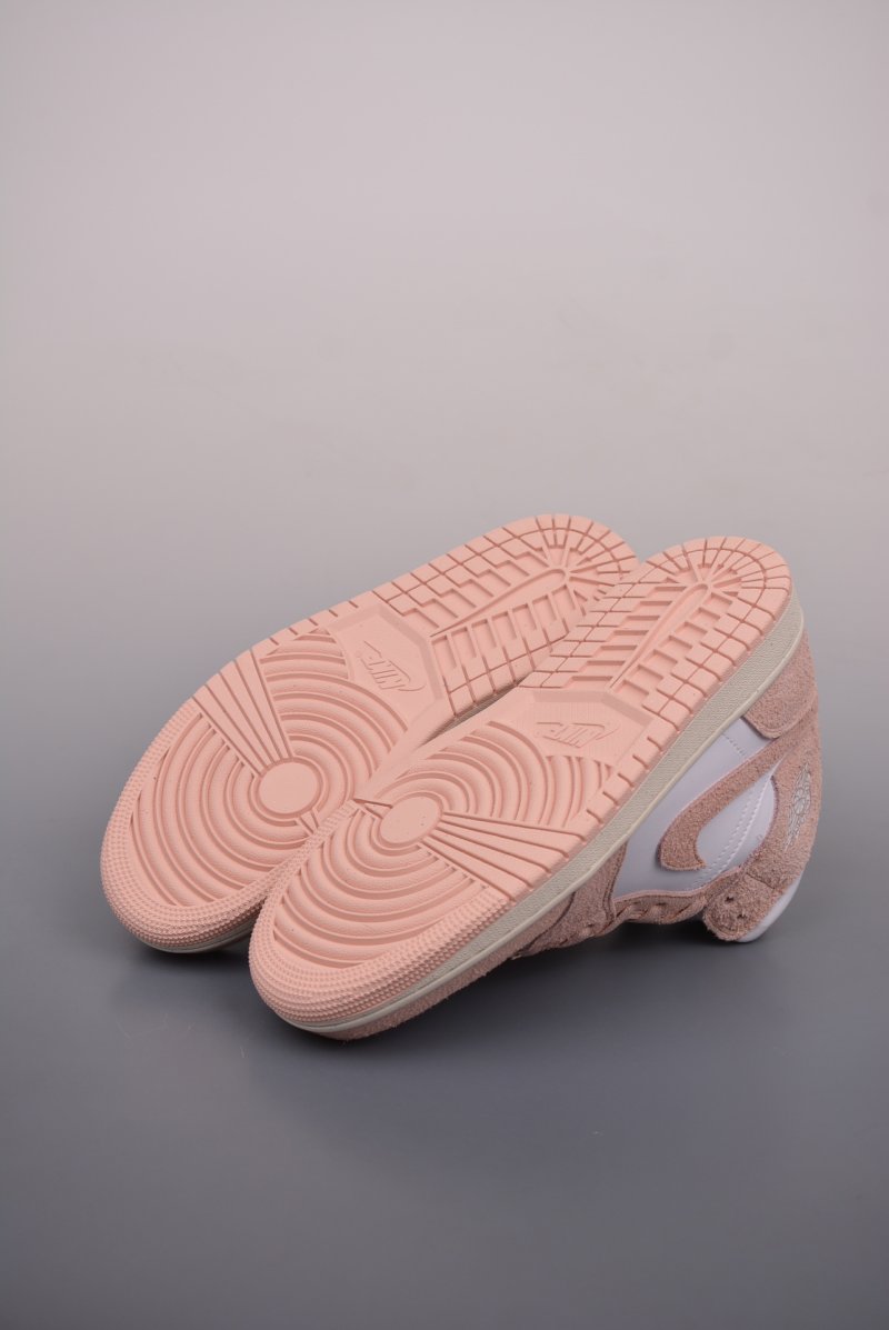 Air Jordan 1 Mid 'White / Pink Toe' view
