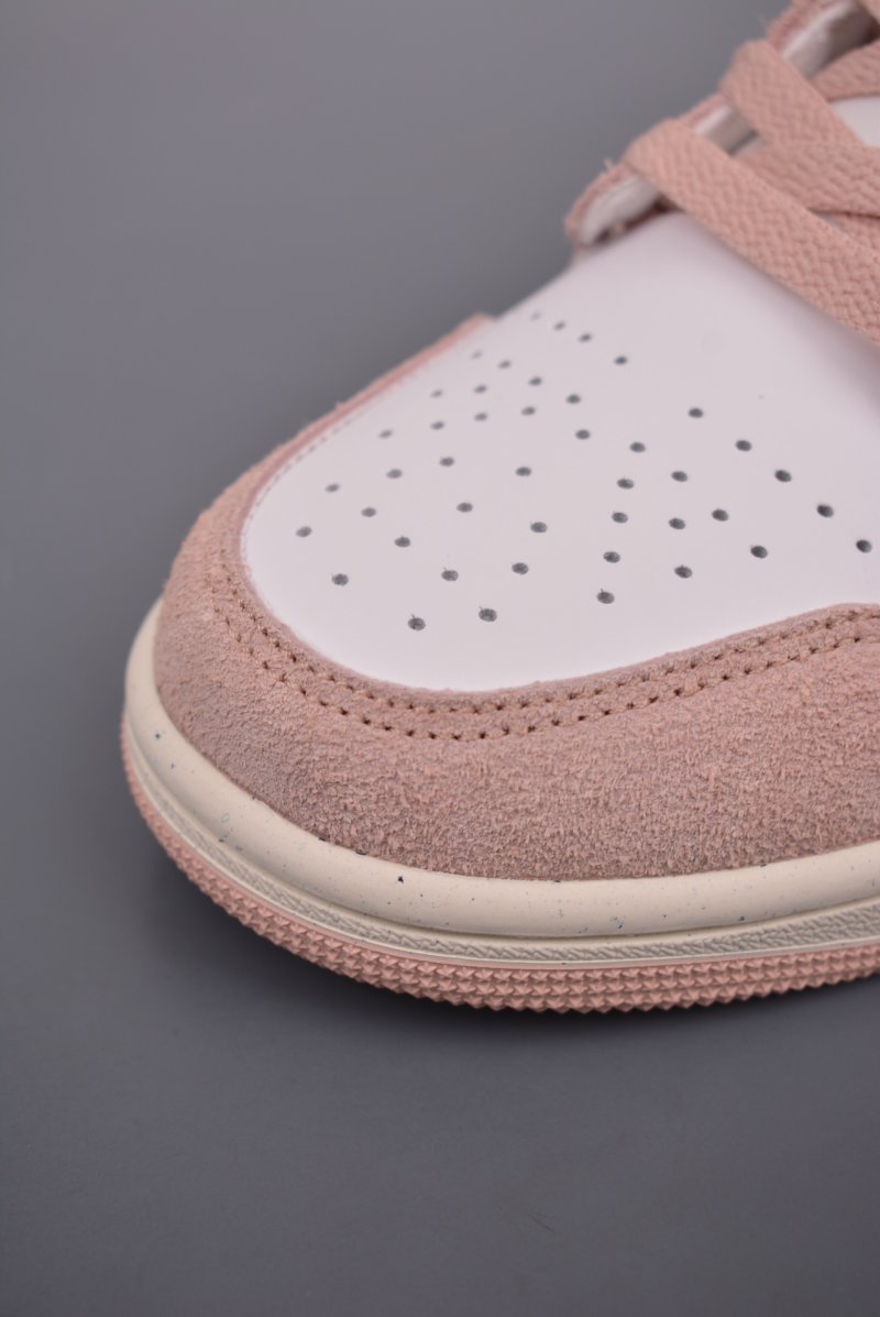 Air Jordan 1 Mid 'White / Pink Toe' view