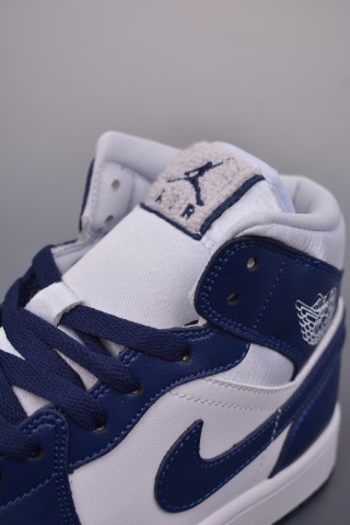 Air Jordan 1 Mid 'Blue' view 7