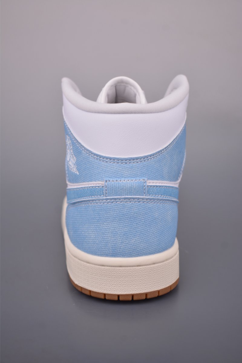 Air Jordan 1 Mid 'White / Blue' view