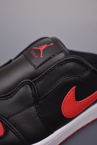 Air Jordan 1 Mule 'Black / Red' view 7