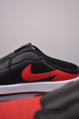 Air Jordan 1 Mule 'Black / Red' view 8