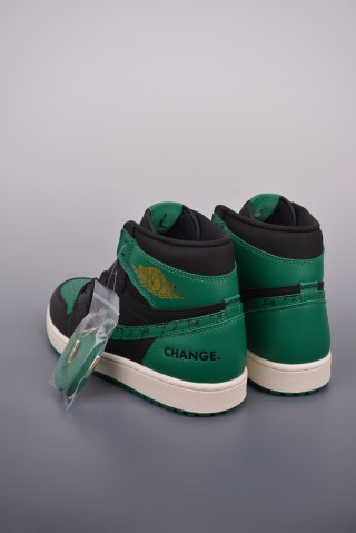Air Jordan 1 Retro Golf 'Black / Green' view 2
